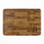 Teak End Grain Rectangular Board- Engraved Timeltrban - NEW