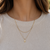 Petite Pave Cross Necklace