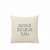 Stacked Names Mini Pillow Cover - Natural