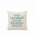 Stacked Names Mini Pillow Cover - Natural