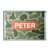 Green Textured Camo Glass Block