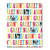 Big Greetings Personalized Gift Wrap-Bright Blue
