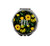 Yellow Botanical Compact Mirror