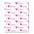 I Love You Personalized Gift Wrap - Hearts