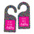 Neon Leopard Door hanger