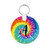 Tie-Dye Round Key Chain