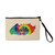 Tie-Dye Natural Zip Pouch