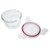 Round Glass Prep & Store Bowls with Snap Lids - Set of 3