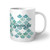 Sea Blue Scales Coffee Mug
