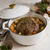 Matte White Enameled Cast Iron Dutch Oven - Bel Piatto