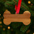 Bone Acacia Ornament - Engraved Name