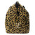 Leopard Duffie Overnighter Bag - Embroidered