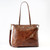 London Convertible Tote -Brown- Stamped