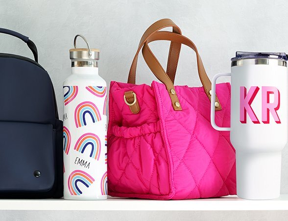 Custom gifts and accessories with personalized names and designs