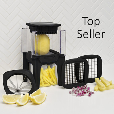 Stainless & Black 3-in-1 Speed Chopper Pro - Charleston Wrap