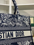 Christian Dior Medium Tote Bag Embroided Tiger