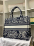 Christian Dior Medium Tote Bag Embroided Tiger