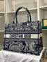 Christian Dior Medium Tote Bag Embroided Tiger