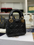 Christian Dior Micro Lady Bag Black Lambskin