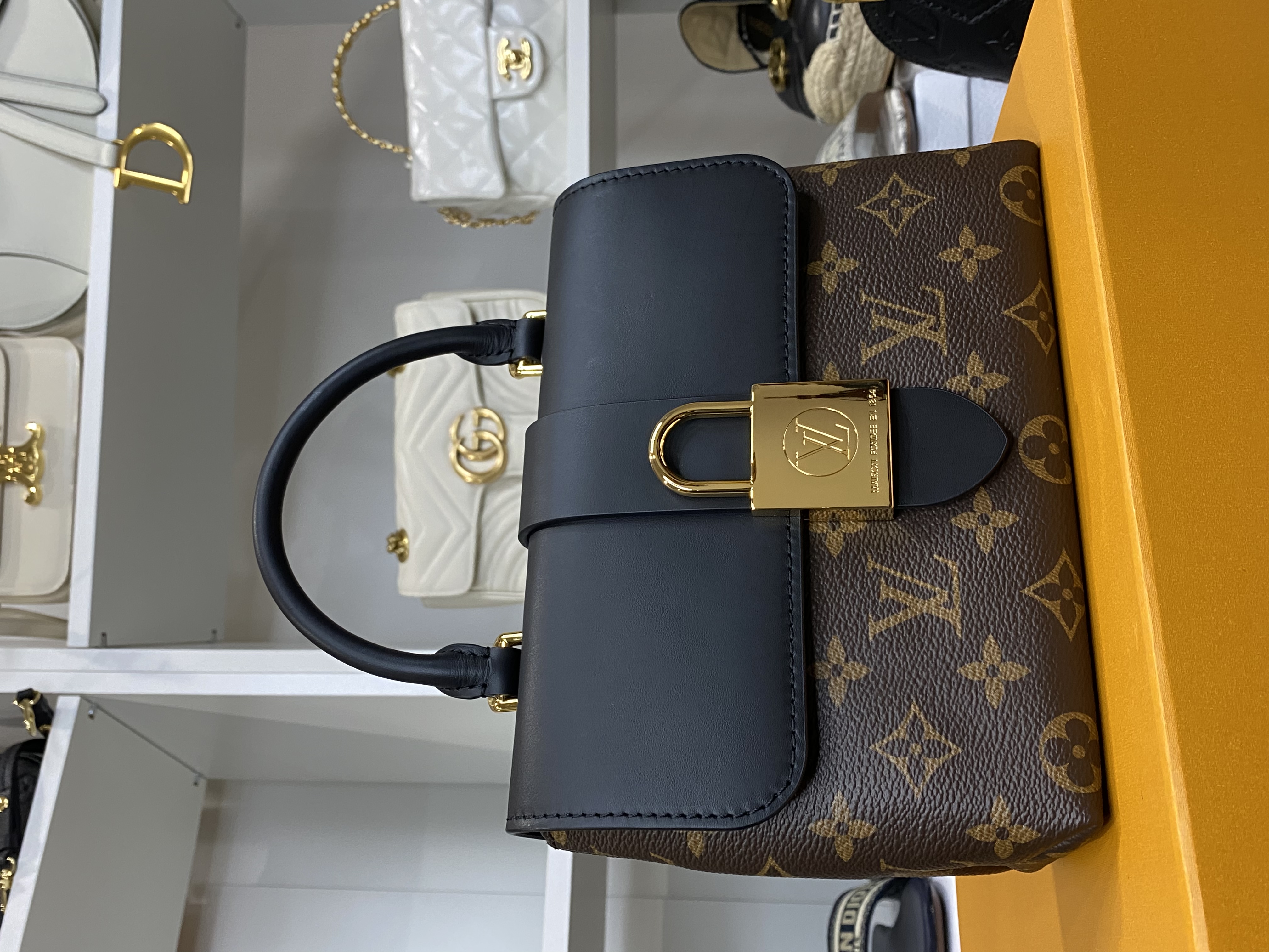 Louis Vuitton LOCKY Bb Monogram Crossbody Bag