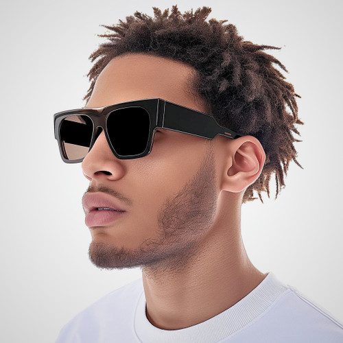 Metro Sleek Rectangular Sunglasses