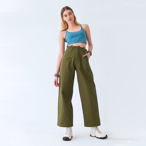 Urban Explorer High-Waisted Cargo Trousers
