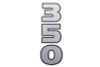 Mercury 350HP Rear Decal (V10 SeaPro) 8M0204802