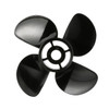 Mercury Mirage Plus 15.5 x 17 LH 3-Blade Stainless Steel Propeller 8M0151303
