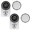 Secure Outdoors Elite Lock - Dual - Universal - Silver [SO-EL-D-UN-SV]