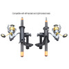 RAM Mount RAM Tube Jr. Rod Holder w\/Short 4" Length Post Spline & Flush Mounting Base [RAP-390-SFU]