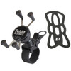 RAM Mount EZ-Strap Rail Mount w\/Universal X-Grip Cell Phone Holder [RAP-SB-187-UN7U]