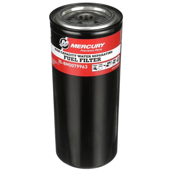 Mercury High-Capacity Water Separating Fuel Filter 8M0079963