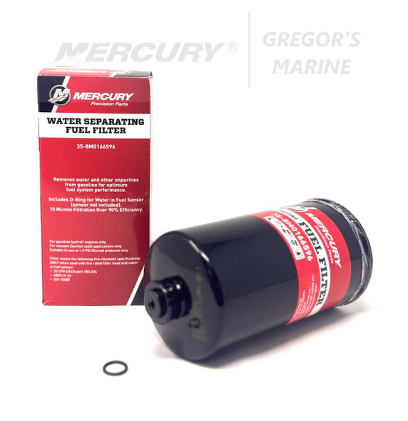 Mercury Water Separating Fuel Filter (450R, 500R & V12 Outboards) 8M0166596