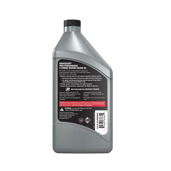 MERCURY OEM 25W-50 FourStroke Oil , 8M0053662