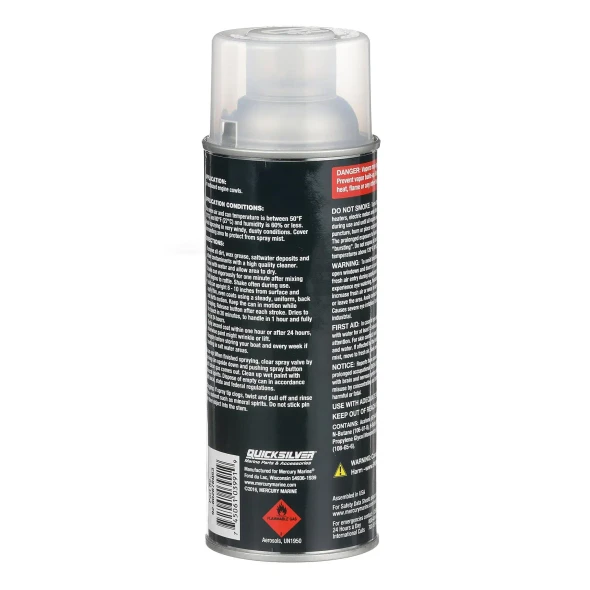 Quicksilver Clear Coat Enamel Spray Paint (12 oz) 802878Q53