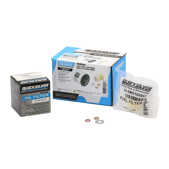 Quicksilver 100 Hour Maintenance Kit (Yamaha F50/F60/T60 & F115) 8M0222280