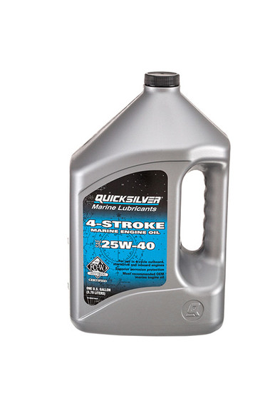 Mercury Quicksilver 92-8M0078620 25W40 4 Stroke Marine Engine Oil