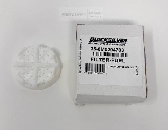 Mercury Water Separating Fuel Filter Disc (Gen III Fuel Cooler) 8M0204703