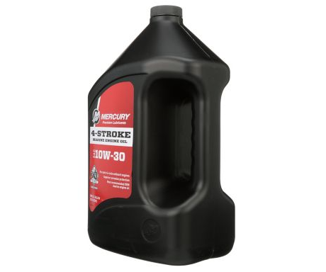 Mercury 10W-30 FourStroke Marine Engine Oil (Mineral, 1 Gallon) 8M0078626