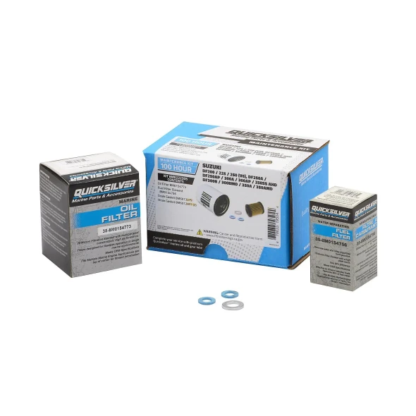 Quicksilver 100 Hour Maintenance Kit (Suzuki DF200-DF350 Outboards) 8M0222305