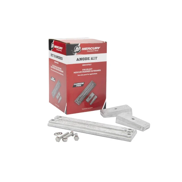 Mercury Aluminum Anode Kit, 40HP-115HP FourStroke 8M0107547