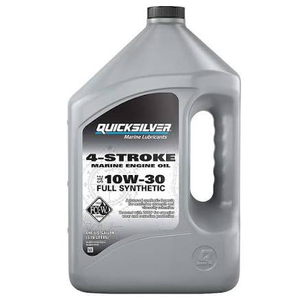 Mercury 10W-30 Full Synthetic 4-Stroke Marine Engine Oil - 1 Gallon 8M0175781