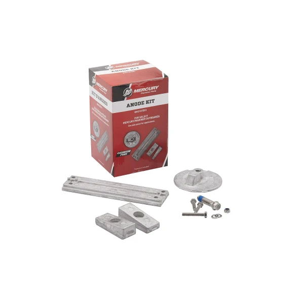 Mercury Aluminum Anode Kit, Verado & OptiMax 8M0107551