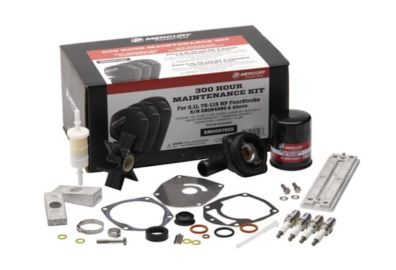 Mercury MerCruiser OEM 4.5L V6 & 6.2L V8 100-Hour Maintenance Kit 8M0147052 (2014 - )