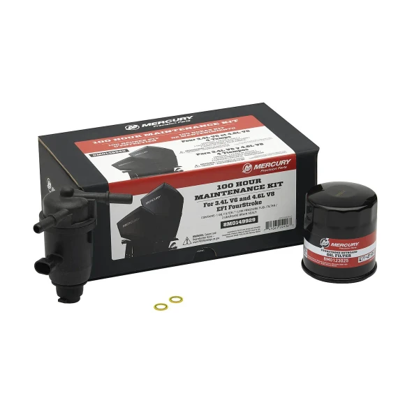 Mercury OEM 175HP-300HP V6 & V8 FourStroke 100-Hour Maintenance Kit 8M0149929