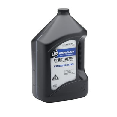 Mercury Racing 8M0078011 High Performance Synthetic Blend 2-Stroke Marine Engine Oil - 1 Gallon