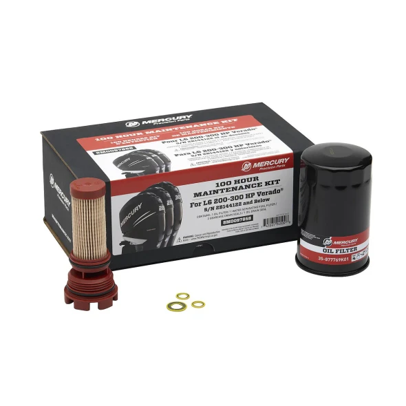 Mercury OEM L6 200HP-300HP Verado 100-Hour Maintenance Kit 8M0097858