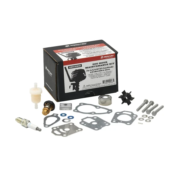 Mercury OEM 4HP-6HP FourStroke 300-Hour Maintenance Kit 8M0120836