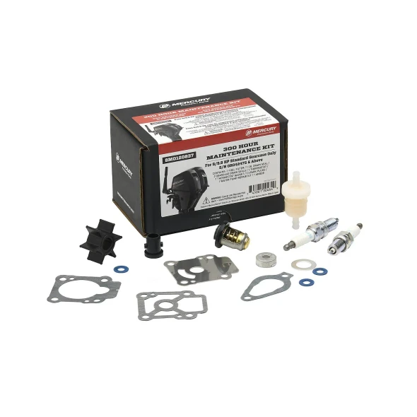 Mercury OEM 8HP-9.9HP FourStroke 300-Hour Maintenance Kit 8M0120837