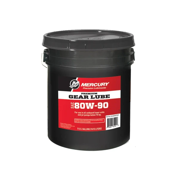 Mercury 80W-90 Premium Gear Lube, 5 Gallon 858007K01